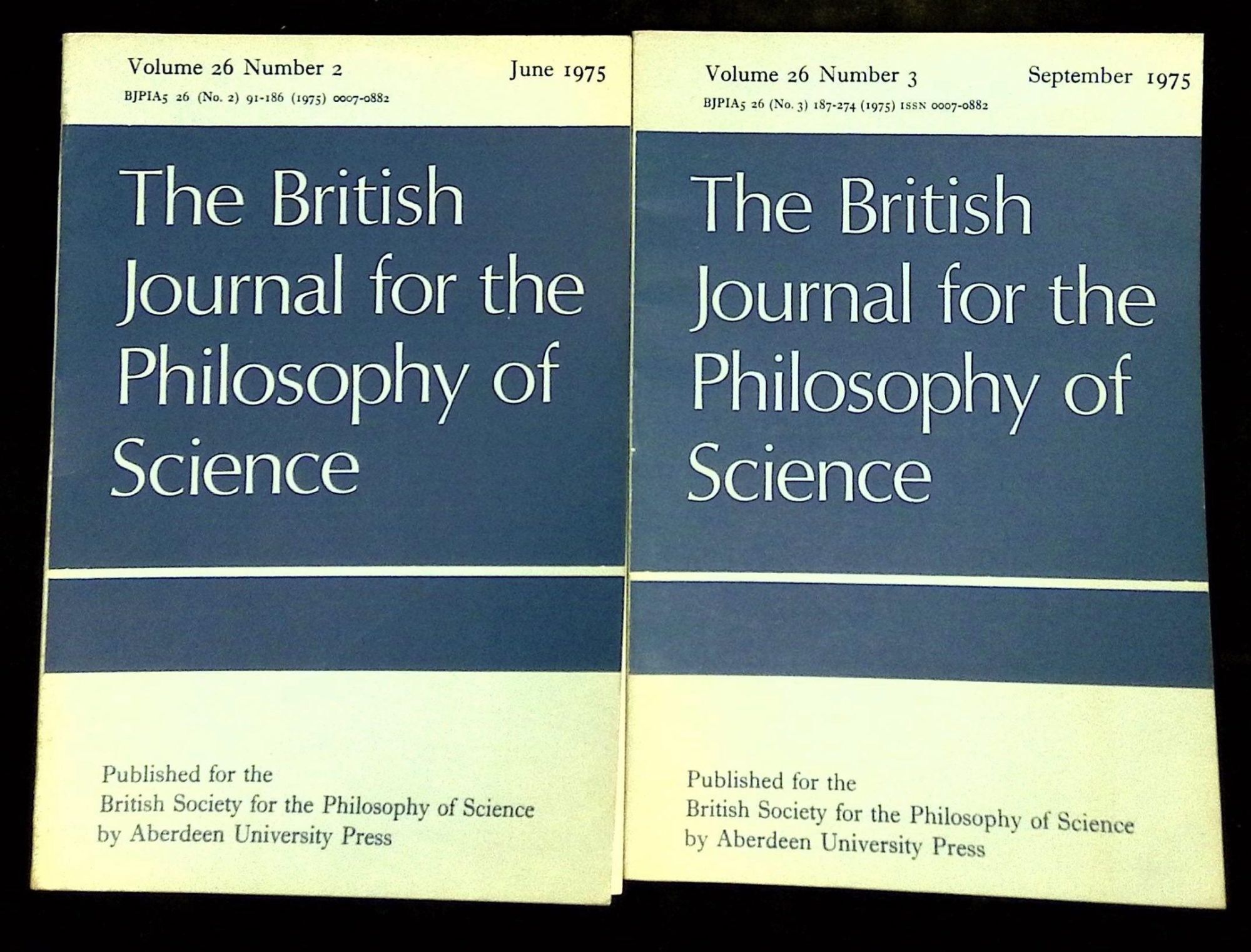 British Journal For The Philosophy Of Science
