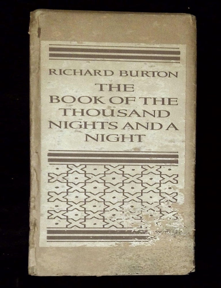 Item #B74885 The Book of the Thousand Nights and a Night: A Plain and Literal Translation of the Arabian Nights Entertainments--Volumes V and VI [Two volume incomplete set in slipcase]. Richard F. Burton, Valenti Angelo.