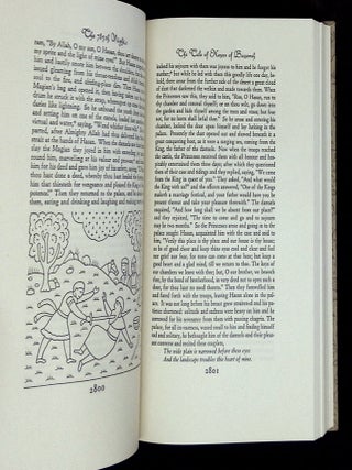 The Book of the Thousand Nights and a Night: A Plain and Literal Translation of the Arabian Nights Entertainments--Volumes V and VI [Two volume incomplete set in slipcase]