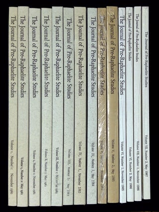 The Journal of Pre-Raphaelite Studies: Volume I, No. 1-Volume VII, No. 2 [14 issue consecutive run! Francis Golffing, Nathan Cervo, Barbara.