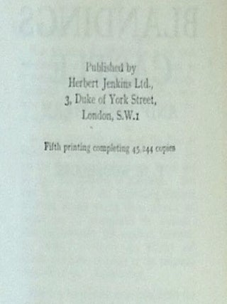 Blandings Castle and Elsewhere