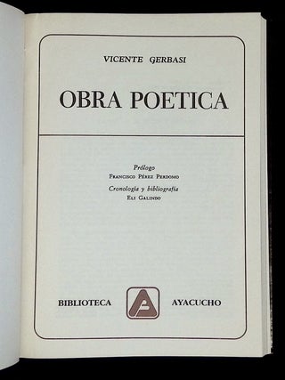 Obra Poetica