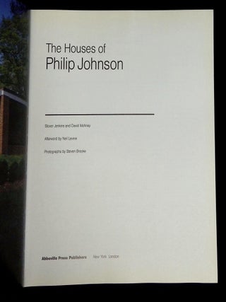 The Houses of Philip Johnson