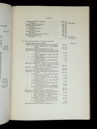 Historical and Philosophical Society of Ohio: Annual Report for the Year Ending December, 1931