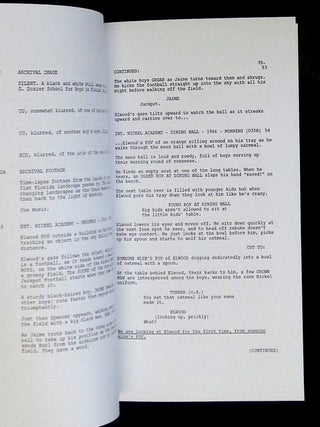 Nickelboys: Screenplay