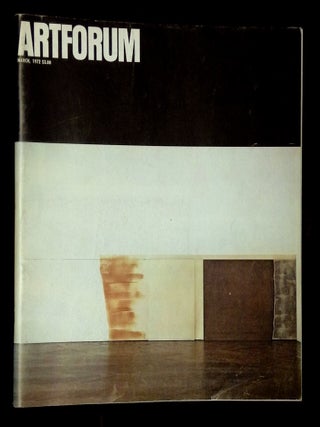 Artforum: March, 1972 [Volume X, No. 7, March 1972