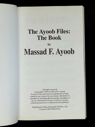 The Ayoob Files: The Book