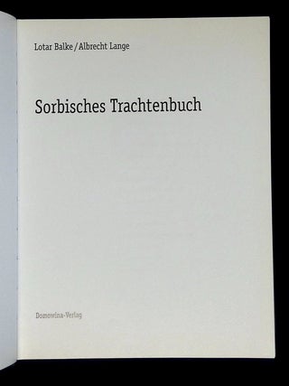 Sorbisches Trachtenbuch