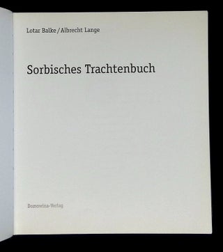 Sorbisches Trachtenbuch