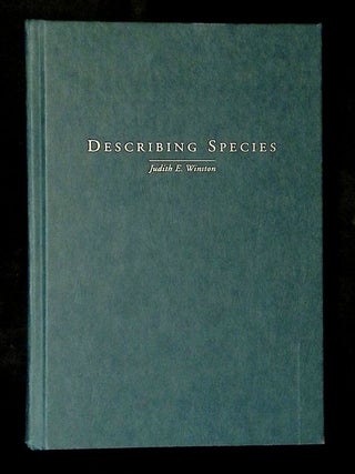 Describing Species: Practical Taxonomic Procedure for Biologists