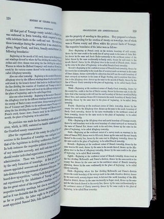 History of Venango County Pennsylvania: Its Past and Present--Volumes I and II [Two volume set!]