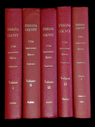 Indiana County 175th Anniversary History [Five volume complete set!