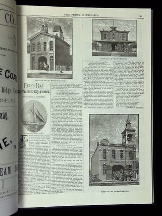 A Souvenir of Erie, Penn'a. 1888 Illustrated [The City of Erie, PA with Illustrations of Its Public Buildings, Churches, Schools, Summer Resorts and Some of Its Residences, Business: Blocks, Manufactories and Citizens]