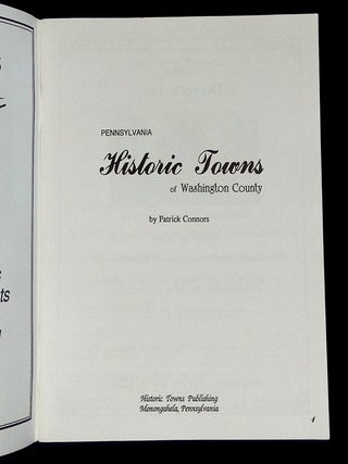 Pennsylvania Historic Towns of Washington County [Collectors Series 2]
