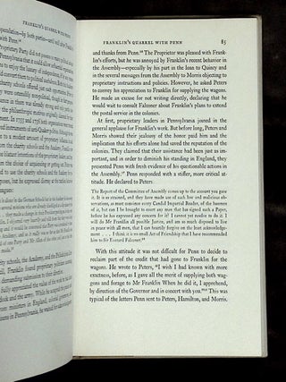 Benjamin Franklin and Pennsylvania Politics