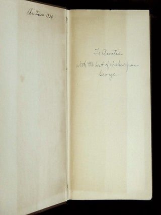 William Shirley: Governor of Massachusetts, 1741-1756, A History--Volume I [This volume only! Inscribed by Wood!]