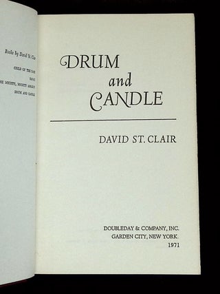 Drum and Candle [Signed by St. Clair!]