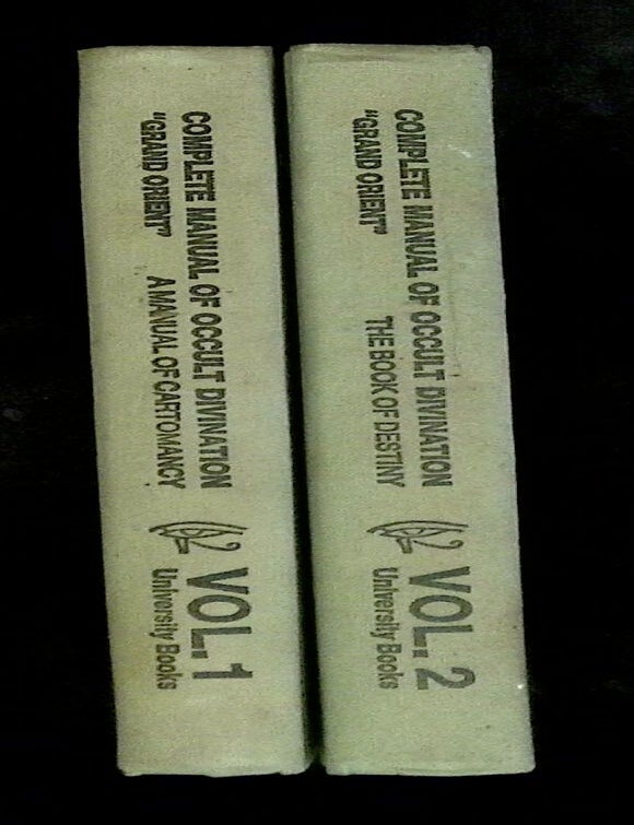 Item #B79204 The Complete Manual of Occult Divination: Manual of Cartomancy and Occult Divination--Volume I and II [Two volume complete set!]. A. E. Waite, Leslie Shepard.