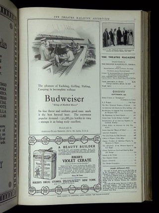 The Theatre: Illustrated Monthly Magazine of Dramatic and Musical Art--Vol. V, 1905 [Twelve issues bound in one book!]
