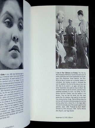 The First New York Film Festival: September 10-19, 1963