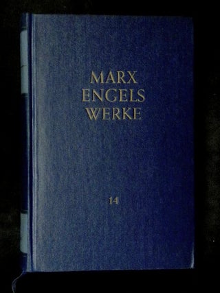 Karl Marx Friedrich Engels: Werk Band 14 [This volume only!