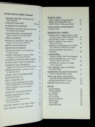 Twice a Year: A Book of Literature, the Arts, and Civil Liberties--Double Number--Twelve-Thirteen, Spring-Summer 1945, Fall-Winter 1945 [This double issue only!]