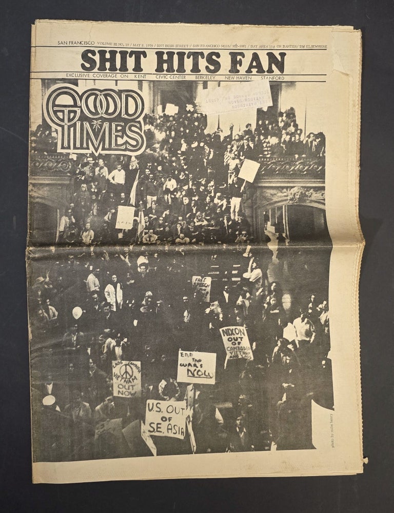 Item #B79641 Good Times: Volume III No. 19; May 8, 1970 [This issue only!]. n/a.