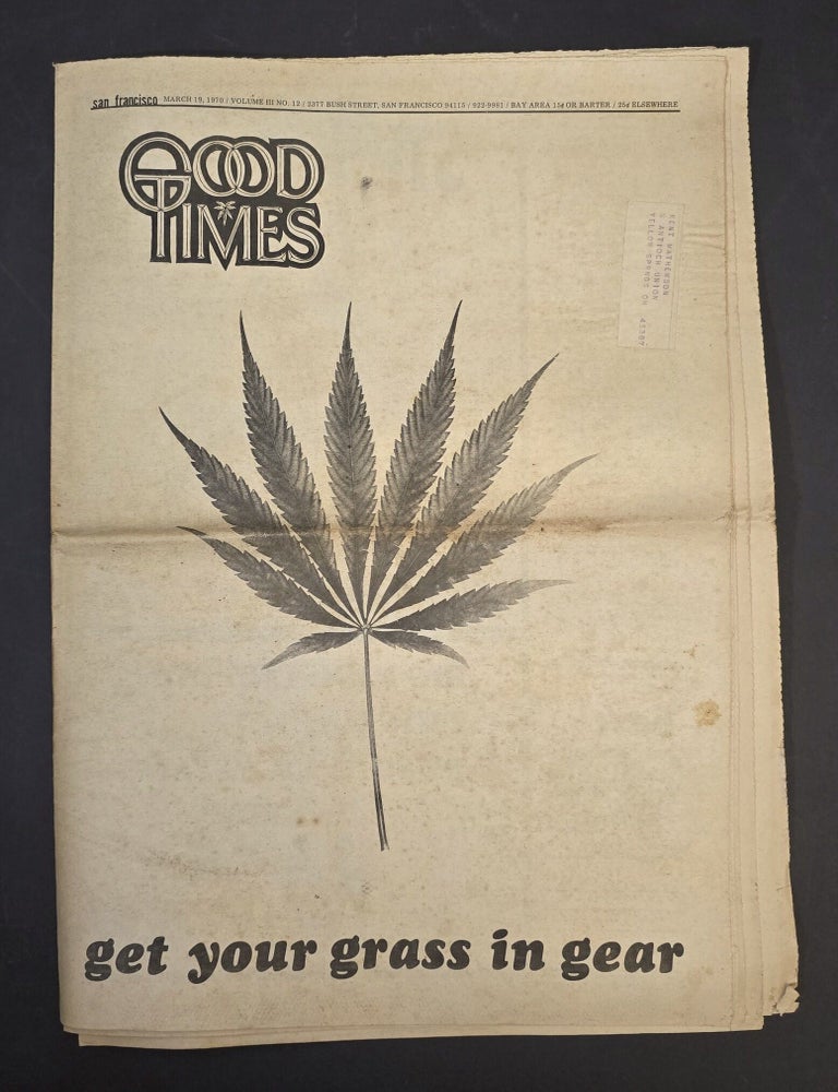 Item #B79644 Good Times: March 19, 1970; Volume III No. 12 [This issue only!]. n/a.