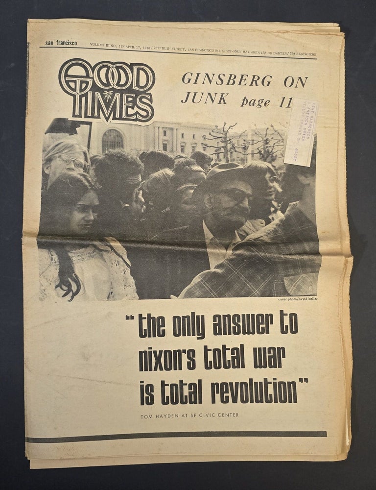 Item #B79647 Good Times: Volume III, No. 16; April 17, 1970 [This issue only!]. n/a.