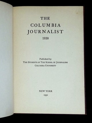 The Columbia Journalist 1930