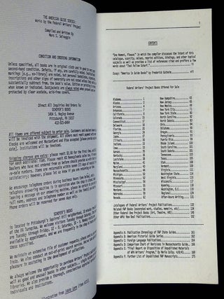 The American Guide Series: Works by the Federal Writers' Project