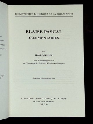 Blaise Pascal Commentaries