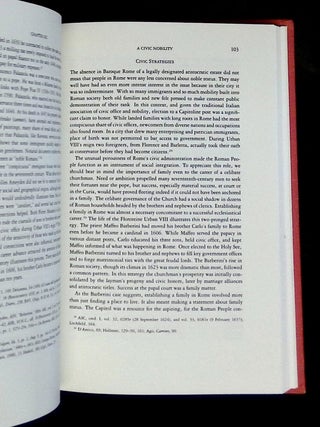 Civic Politics in the Rome of Urban VIII