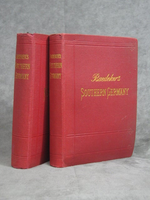 Item #C000010352 Handbook for Travellers (2 Vols.) - Northern Germany as far as the Bavarian and Austrian Fontiers & Southern Germany (Wurtemberg and Bavaria). Karl Baedeker.