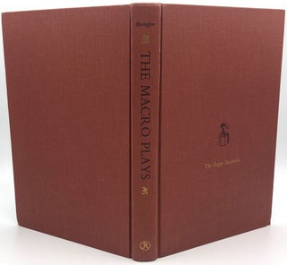 The Folger Facsimiles Manuscript Series Volume 1: The Macro Plays--The Castle of Perseverance, Wisdom, Mankind: A Facsimile Edition with Facing Transcriptions
