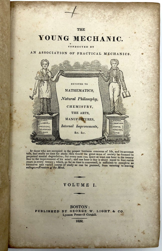 Item #C000010820 The Young Mechanic (2 Vols bound in one). An Association of Practical Mechanics.