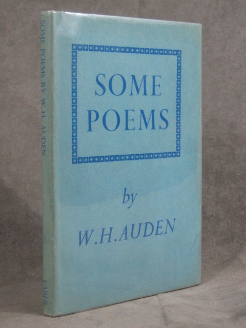 Item #C000011063 Some Poems. W. H. Auden.