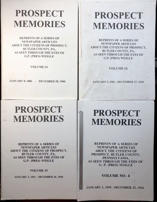 Item #C000011222 Prospect Memories - Reprints of a Series of Newspaper Articles about the...
