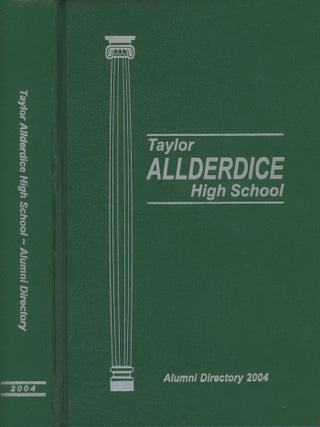 Item #C000014537 Taylor Allderdice High School Alumni Directory 2004. Pittsburgh Taylor...