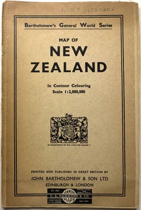 Item #C000015168 Map of New Zealand (Bartholomew's General World Series). n/a