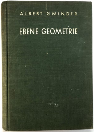 Item #C000015991 Ebene Geometrie. Albert Gminder