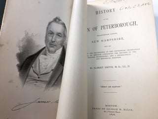History of the Town of Petersborough, Hillsborough County, New Hampshire, with the Report of the Proceedings at the Centennial Celebration in 1839; An Appendix Containing the Records of the Original Proprietors; and a Genealogical and Historical Register