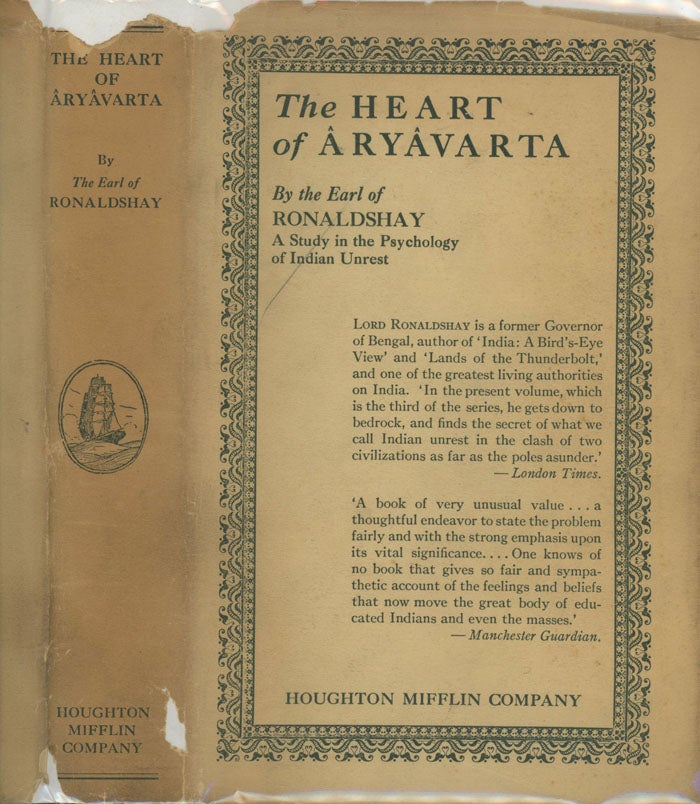 Item #C000017064 The Heart of Aryavarta - A Study of the Psychology of Indian Unrest. Earl of Ronaldshay.