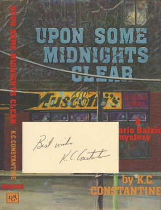 Item #C000017706 Upon Some Midnights Clear (SIGNED). K. C. Constantine