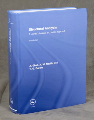 Item #C000019242 Structural Analysis: A Unified Classical and Matrix Approach, 6th Edition. A....