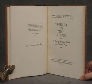 Turkey in the Straw, A Book of American Ballads and Primitive Verse, 1/25 copies