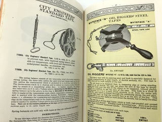 Group of Catalogs from the Keuffel & Esser Co. - Engineer's Instruments (c.1937); Graph Sheets: Coordinate Papers and Cloths (c.1941); Measuring Tapes: Folding Rules & Plumb Bobs (c.1944); Slide Rules and Calculating Instruments (c.1937); Hand Instruments for Preliminary Surveying (circular, no date)
