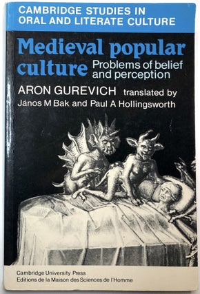 Item #C000020443 Medieval Popular Culture (Cambridge Studies in Oral and Literate Culture). Aron...