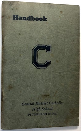 Item #C000020566 The Central District Catholic High School Handbook. Central Catholic High School