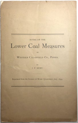 Item #C000020634 Notes on the Lower Coal Measures of Western Clearfield Co., Penna.: Reprinted...